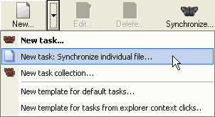 Synchronize one file